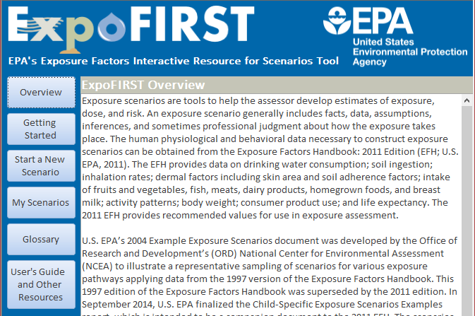 Screen Image of ExpoFIRST Model